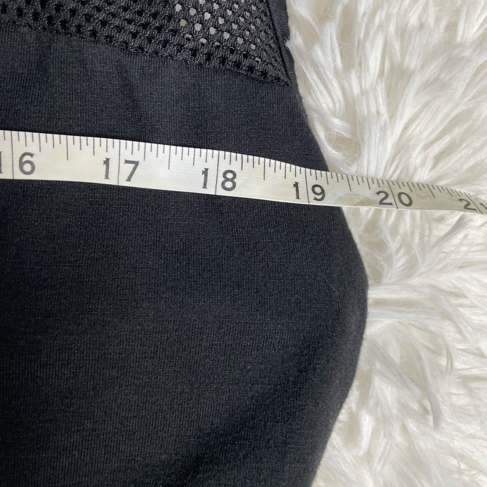 Torrid Skater Dress Black Size 2 Open Weave Sleeveless Midi Lined Flirty Casual - Picture 4 of 4